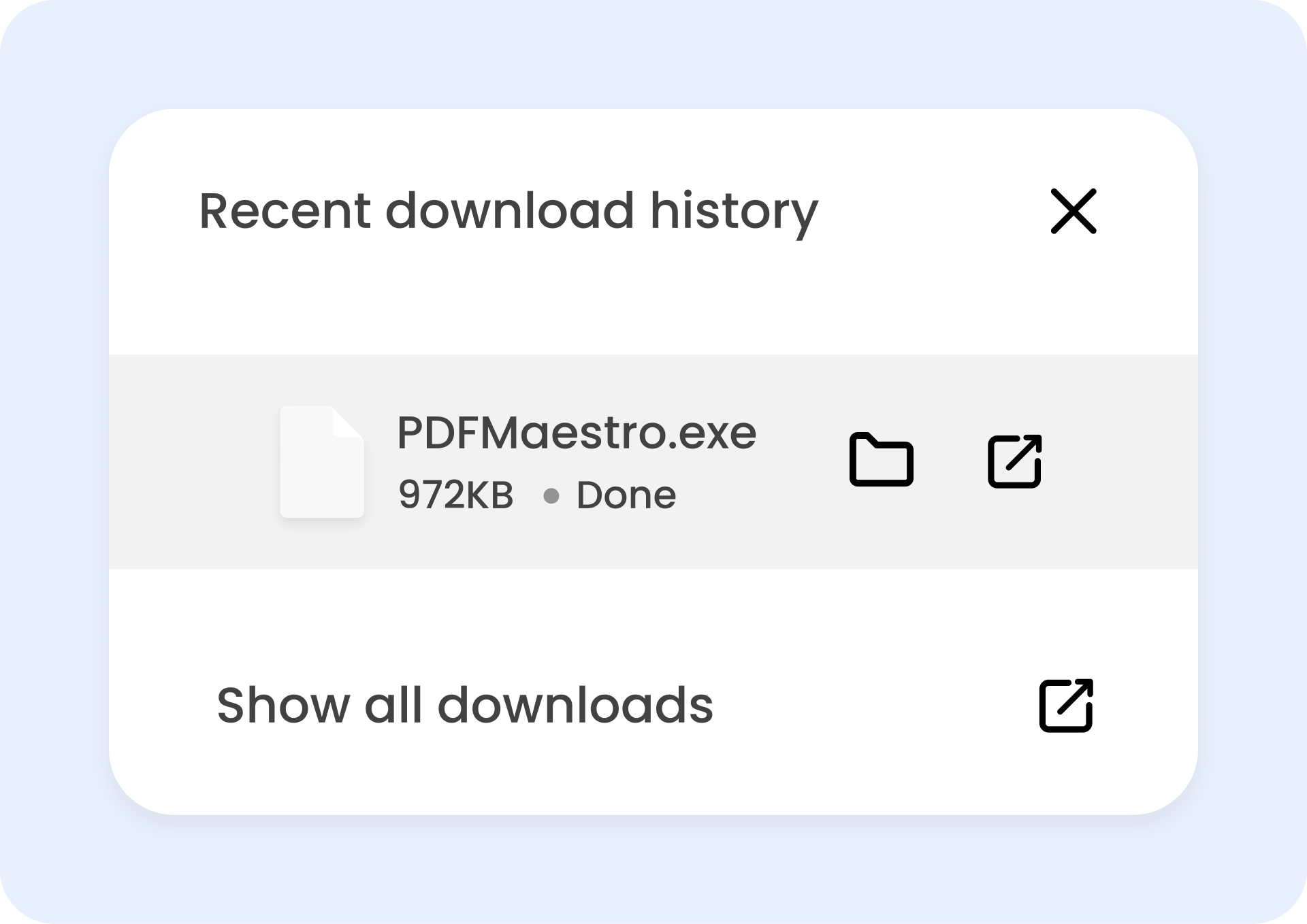 Open the PDF Maestro setup file